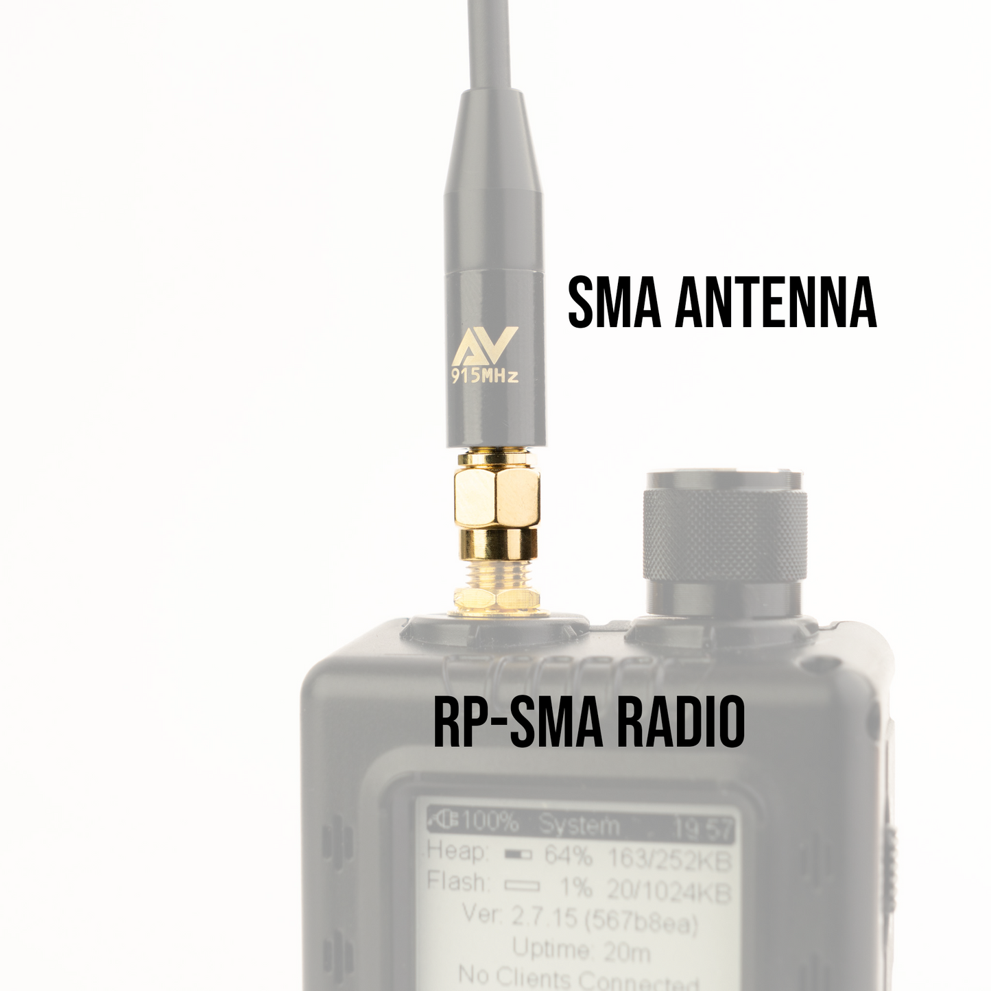 RP-SMA Male / SMA Female Adaptor
