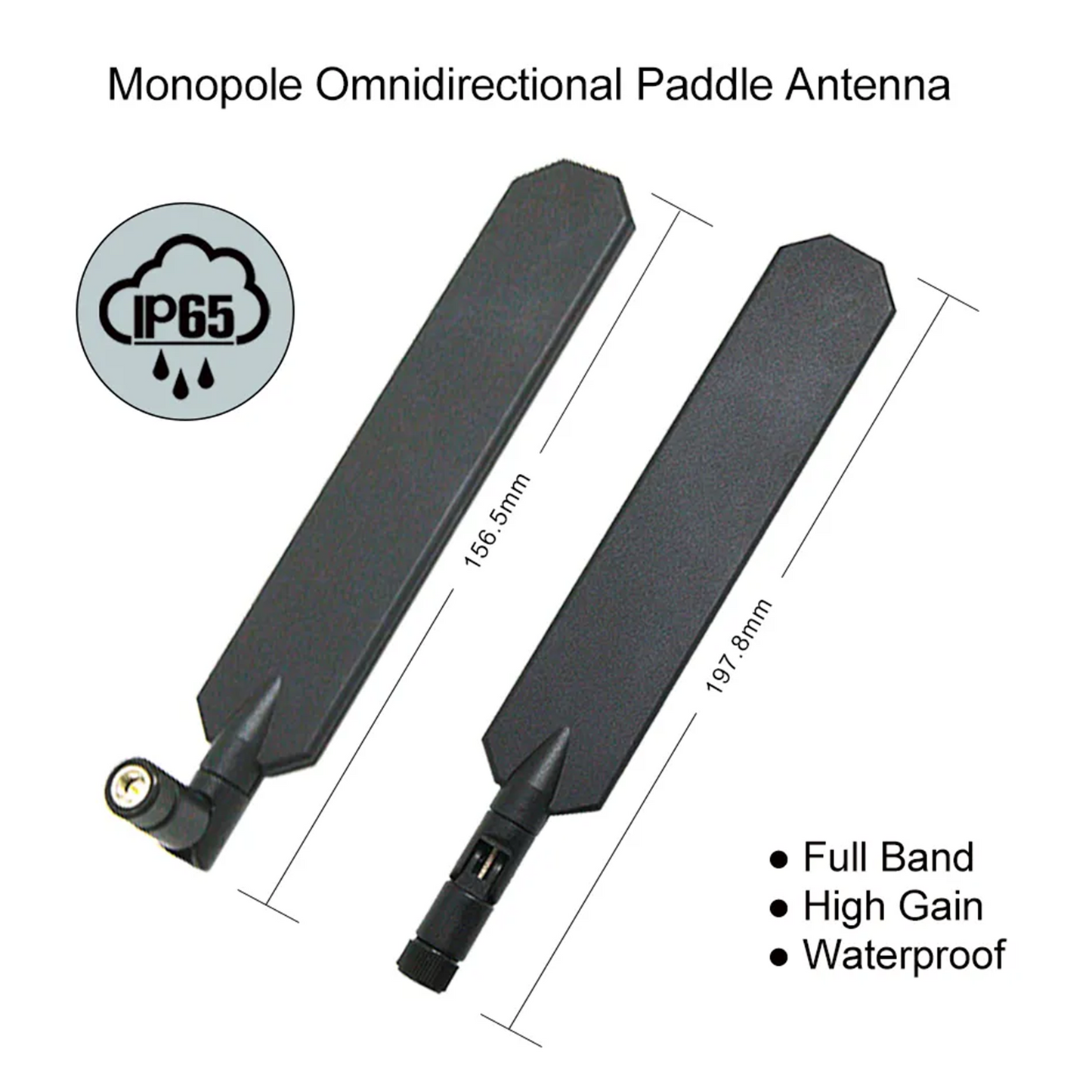 Antenna for Bluetooth, 2.4GHz, SMA, Outdoor, 7"