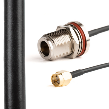 Antenna Cable - Flex100 - SMA M TO N WF 15CM