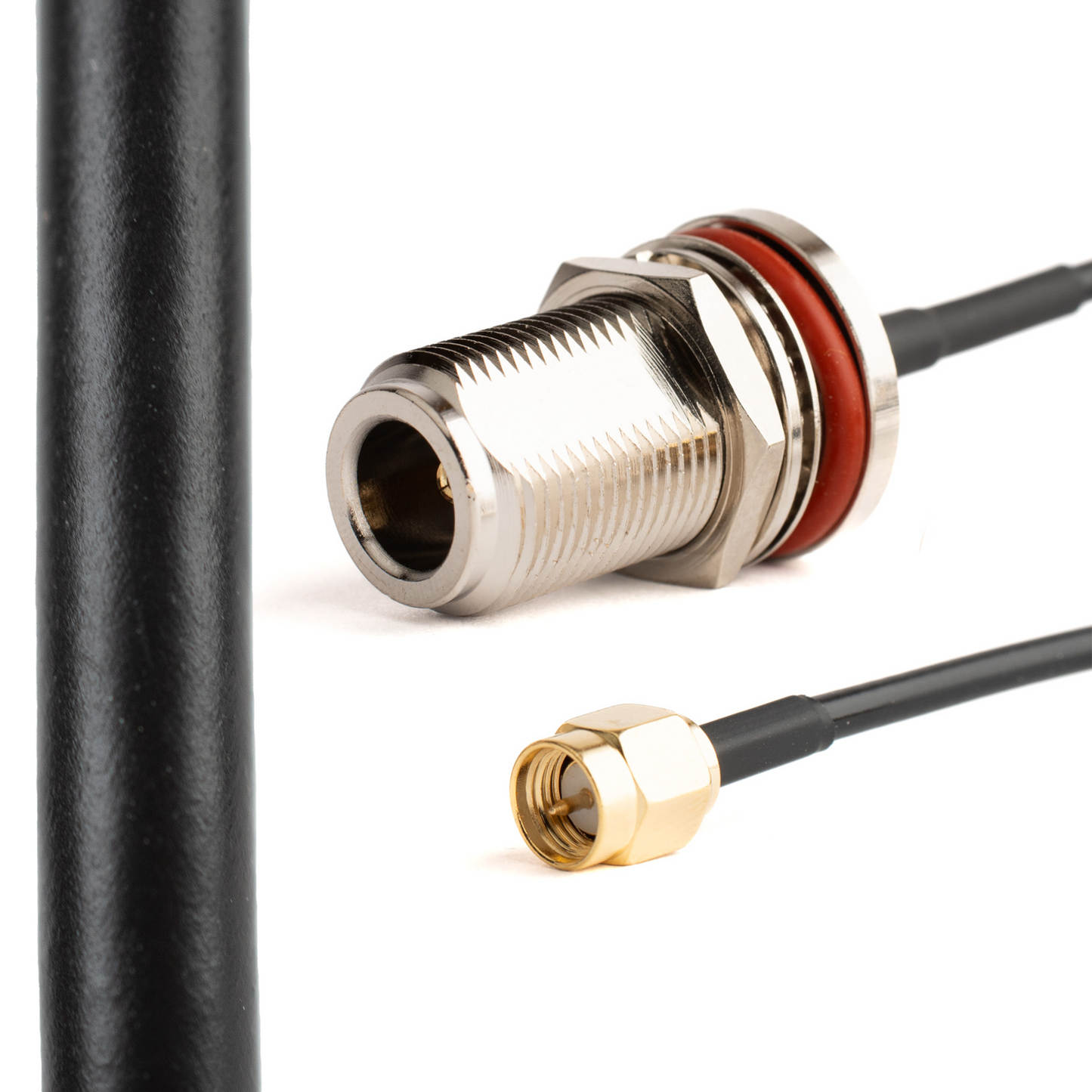 Antenna Cable - Flex100 - SMA M TO N WF 15CM