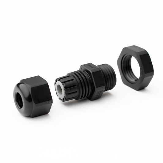 Cable Gland, Hummel, 2-5mm cable, PG7, CD07AR-BK