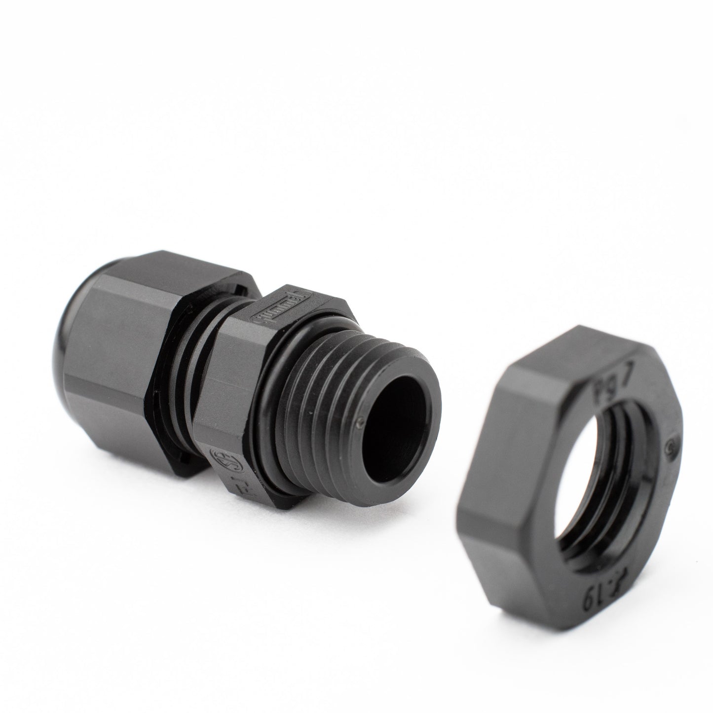 Cable Gland, Hummel, 2-5mm cable, PG7, CD07AR-BK