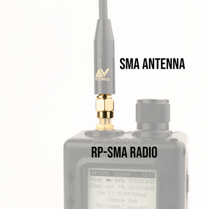 RP-SMA Male / SMA Female Adaptor